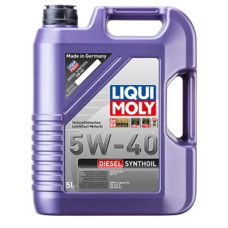 Масло моторное LIQUI MOLY DIESEL SYNTHOIL 5W40 5л синт. фото