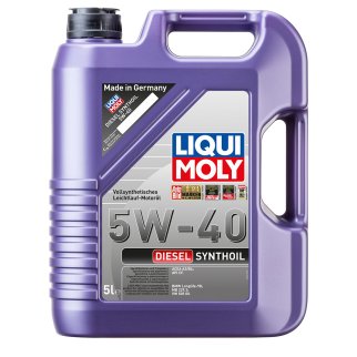 Масло моторное LIQUI MOLY DIESEL SYNTHOIL 5W40 5л синт. фото