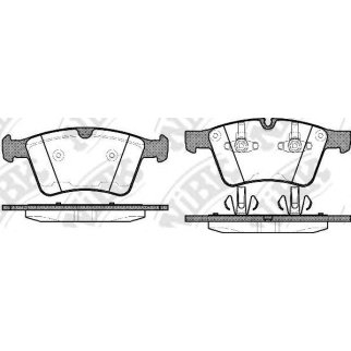 Колодки тормозные передние к-кт NiBK PN0464 фото