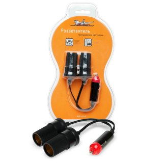 Разветвитель прикуривателя AirLine ASP-2-02 фото