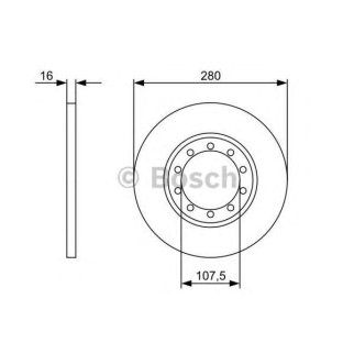 Диск тормозной BOSCH 0 986 479 390 фото