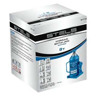Домкрат бутылочный 8т гидравлический 170–430мм STELS фото 5