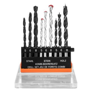 Сверло по бетону 5-6-8мм + металлу 5-6-8мм + дереву 5-6-8мм 9шт SPARTA фото 3