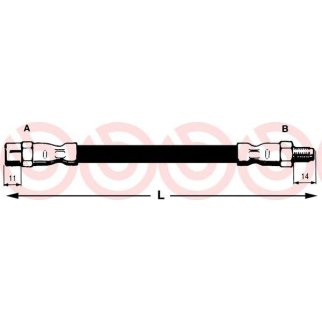 Шланг тормозной brembo T 50 026 фото