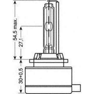 Лампа ксеноновая OSRAM 66140 фото