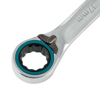 Набор ключей комбинированных 7шт 8-19мм с трещоткой реверсивные GROSS фото 3