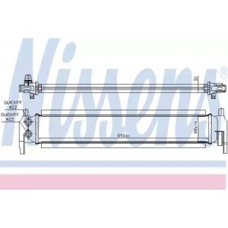 Радиатор дополнительный системы охлаждения Nissens 65318 фото