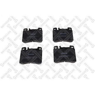 419 000B-SX_колодки дисковые передние! с антискрип. пластинами MB W140 3.0/3.2 91-93 фото