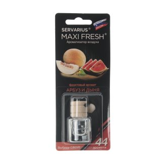 Ароматизатор водуха MAXI FRESH (арбуз и дыня) деревянная крышка 4мл фото