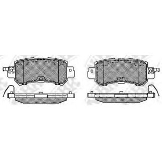 Колодки тормозные задние к-кт NiBK PN25001 фото