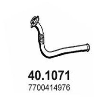 Приемная труба глушителя ASSO 40.1071 фото