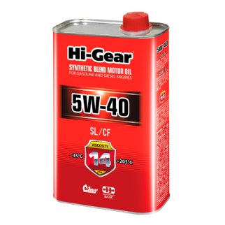 5W-40 SL/CF Масло моторное полусинтетическое 1л фото