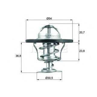 Термостат MAHLE TX 52 92 фото