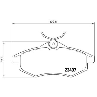 Колодки тормозные передние к-кт TRIALLI PF 4197 фото 3