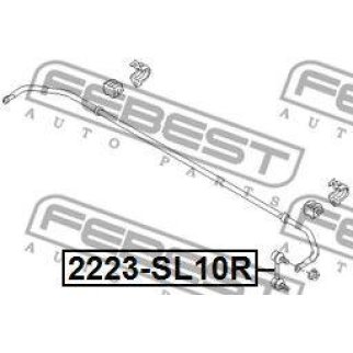Стойка заднего стабилизатора FEBEST 2223-SL10R фото