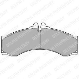 Колодки тормозные передние к-кт DELPHI LP1046 фото