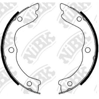 Колодки барабанные к-кт NiBK FN0650 фото