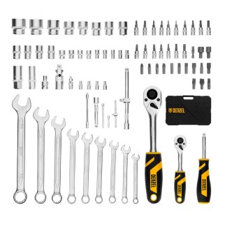 Набор инструмента 82 пред. 1/2", 1/4", CrV, S2 DENZEL фото 2