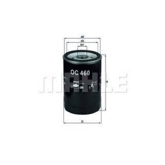 Фильтр масляный MAHLE OC 460 фото