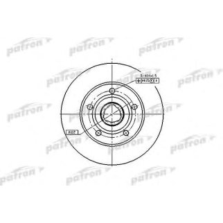 Диск тормозной PATRON PBD2771 фото