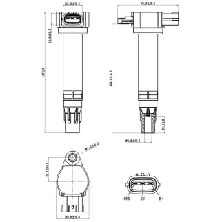 Катушка зажигания FEBEST 04640-002 фото 2