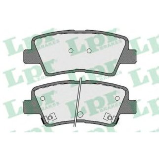 Колодки тормозные задние дисковые к-кт Lpr 05P1710 фото