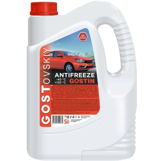 Антифриз ГОСТ красный 5кг фото