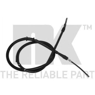 Трос ручного тормоза / audi-80 (барабанные тормоза) 91 - 94 фото