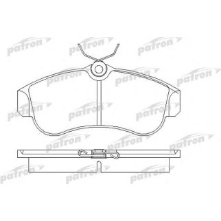 Колодки тормозные PATRON PBP604 фото