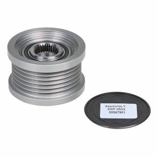 Шкив с обгонной муфтой генер. для а/м Chevrolet Aveo (11-)/Opel Astra J (09-) 1.4i/1.6i STARTVOLT SGP 0502 фото 1 Шкив с обгонной муфтой генер. для а/м Chevrolet Aveo (11-)/Opel Astra J (09-) 1.4i/1.6i STARTVOLT SGP 0502 фото 1