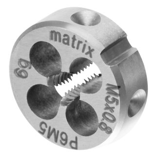Плашка М5 х 0,8 мм, Р6М5 MATRIX фото