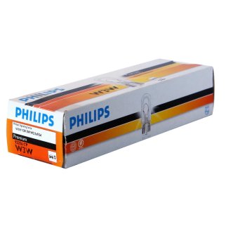 Лампа 12V W3W 3W PHILIPS 1 шт. картон 12256CP фото