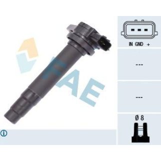 80244FAE_катушка зажигания! Nissan Almera II/Primera 1.5/1.8 99> фото