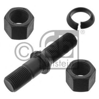 Шпилька колеса SAF (M22х2.0х57, M22х2.0х49 L=110мм) (гайки FE01279, FE01280) в сборе FEBI фото