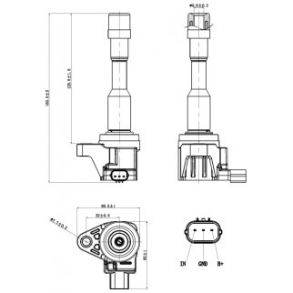 Катушка зажигания FEBEST 03640-001 фото 2