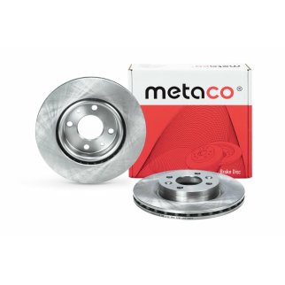 Диск тормозной передний вентилируемый metaco 3050-023 фото 2