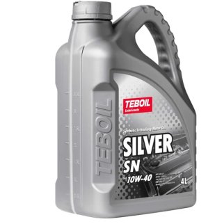 Масло моторное TEBOIL Silver SN 10W-40 полусинтетическое 4 л 3452412 фото