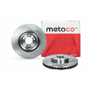 Диск тормозной передний вентилируемый metaco 3050-303 фото 3