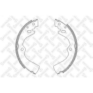 138 100-SX_=4127.00=K1170-01=464SBS=361401B=FSB258 !колодки барабанные Nissan Bluebird 2.0 86-90 фото