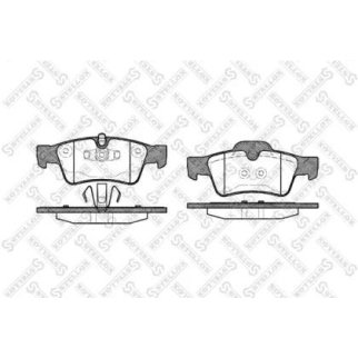 Колодки тормозные STELLOX _002017SX фото