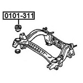 Сайлентблок ASVA 0101-311 фото