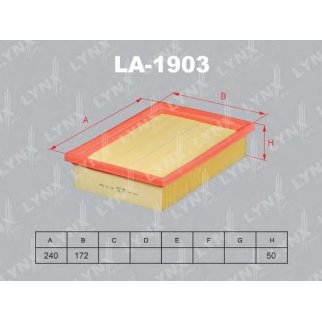 Фильтр воздушный LYNXauto LA-1903 фото