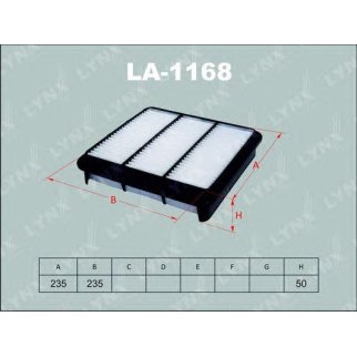 Фильтр воздушный LYNXauto LA-1168 фото