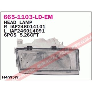 Фара передн лев с ЭК SKODA: FELICIA 98- фото