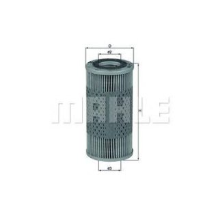 Фильтр масляный MAHLE _OX17D фото 2