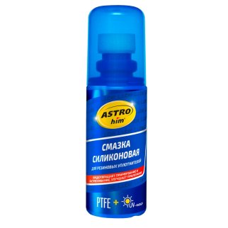Смазка силиконовая Astrohim для резиновых уплотнителей с PTFE и UV-фильтром 100мл фото
