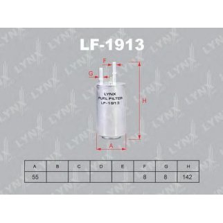 Фильтр топливный LYNXauto LF-1913 фото