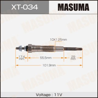 Свеча накаливания Masuma XT-034 фото