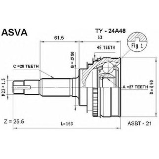 ШРУС внешний перед фото