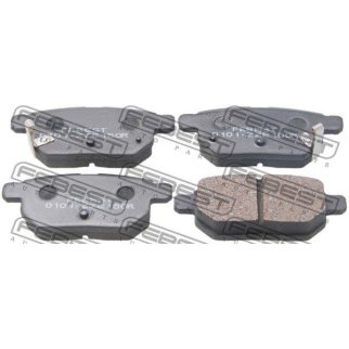 Колодки тормозные задние дисковые к-кт FEBEST 0101-ZZE150R фото